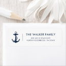 Search for nautical anchor return address labels New home