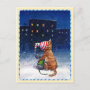 Recherche de chat neige cartes postales Ville