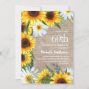 Recherche de toile jute invitations Tournesols