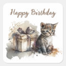 Search for kittens stickers Birthday