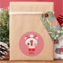 Search for cute reindeer stickers Rudolph