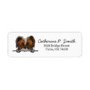 Search for papillon return address labels Pet
