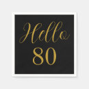 Recherche de anniversaire 80 ans serviettes Quatre vingts