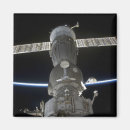 Search for spacecraft magnets View from space