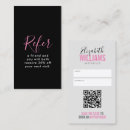Search for salon referral cards Minimalist