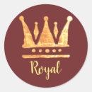 Search for golden crown stickers Red