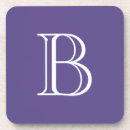Search for purple coasters Monogrammed