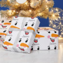 Search for frosty wrapping paper Snowman