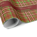 Search for red green gold wrapping paper Tartan