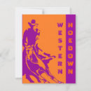 Search for western rope invitations Horse