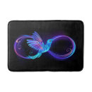 Search for hummingbird bath mats Black