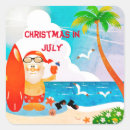 Recherche de noël plage autocollants Mignon