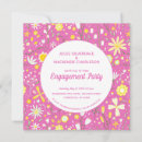 Search for pink engagement party invitations Floral