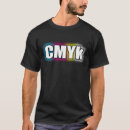 Recherche de cmyk tshirts Cyan