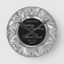 Search for silver wedding anniversary clocks Modern
