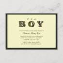 Search for camo baby boy shower invitations Rustic