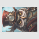 Search for steampunk decoupage paper Owl