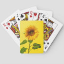 Search for yellow sunflowers playing cards Plant