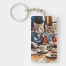 Search for coffee or tea keychains Cat
