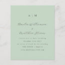 Search for mint invitations Minimalist