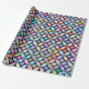 Search for stained glass wrapping paper Retro