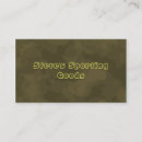 Recherche de marchandises cartes visite Vert