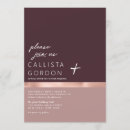 Search for dusty rose and burgundy wedding invitations Simple