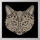 Search for egyptian cat posters Gold