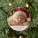 Search for silent night ornaments First christmas