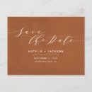 Search for rust save the date postcards Elegant