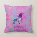 Recherche de licorne pourpre coussins Mignon