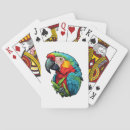 Search for parrot playing cards Bird