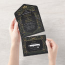 Search for enchanted forest wedding invitations Gothic