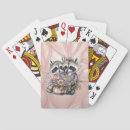 Recherche de racoon jeux de cartes Floral