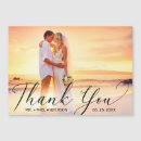 Search for magnet wedding thank you cards Black