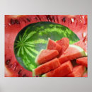 Recherche de tranches de pastèque posters Rose