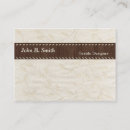 Recherche de textiles cartes visite Tissu