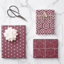 Search for red star wrapping paper Geometric pattern