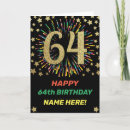 Search for 64th birthday cards Colourful