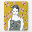 Search for flowers mousepads Woman