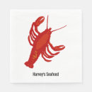 Search for lobster napkins Red and white
