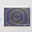 Recherche de fractal invitations Bleu