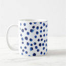 Search for blue polka dots mugs Watercolor