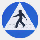 Search for pedestrians stickers Road