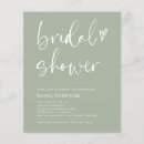 Search for low cost bridal shower invitations Simple