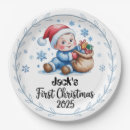 Search for babys first christmas plates Baby boy