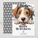 Search for fox terrier christmas cards Happy howlidays