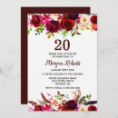Search for 20th birthday invitations Boho