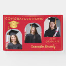 Search for red and gold banners Photo graduation