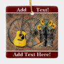 Search for cowboy boots ornaments Wagon wheel
